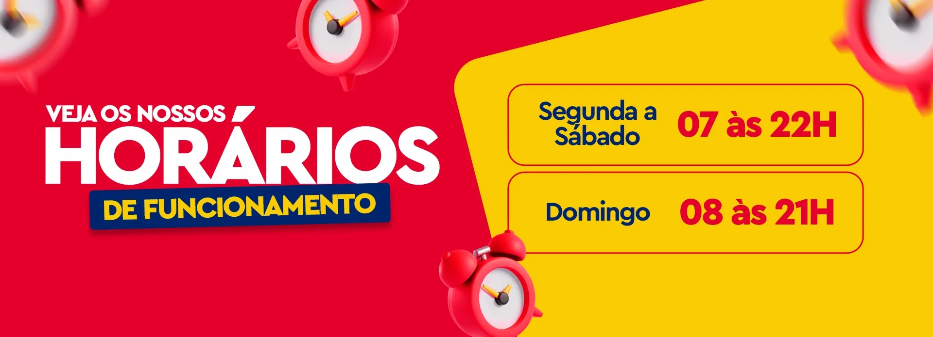 Horário de Funcionamento
