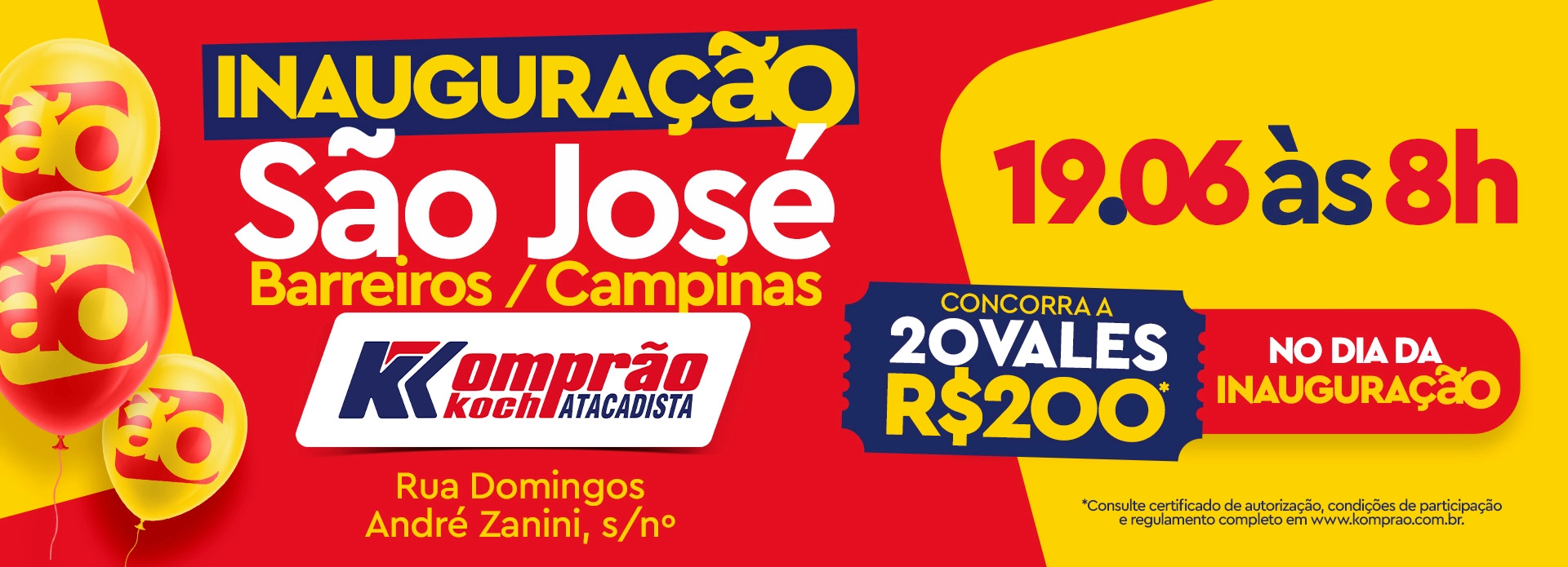 Inauguração Komprão São José